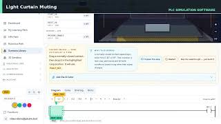 Light Curtain Muting — Real Browser Demo