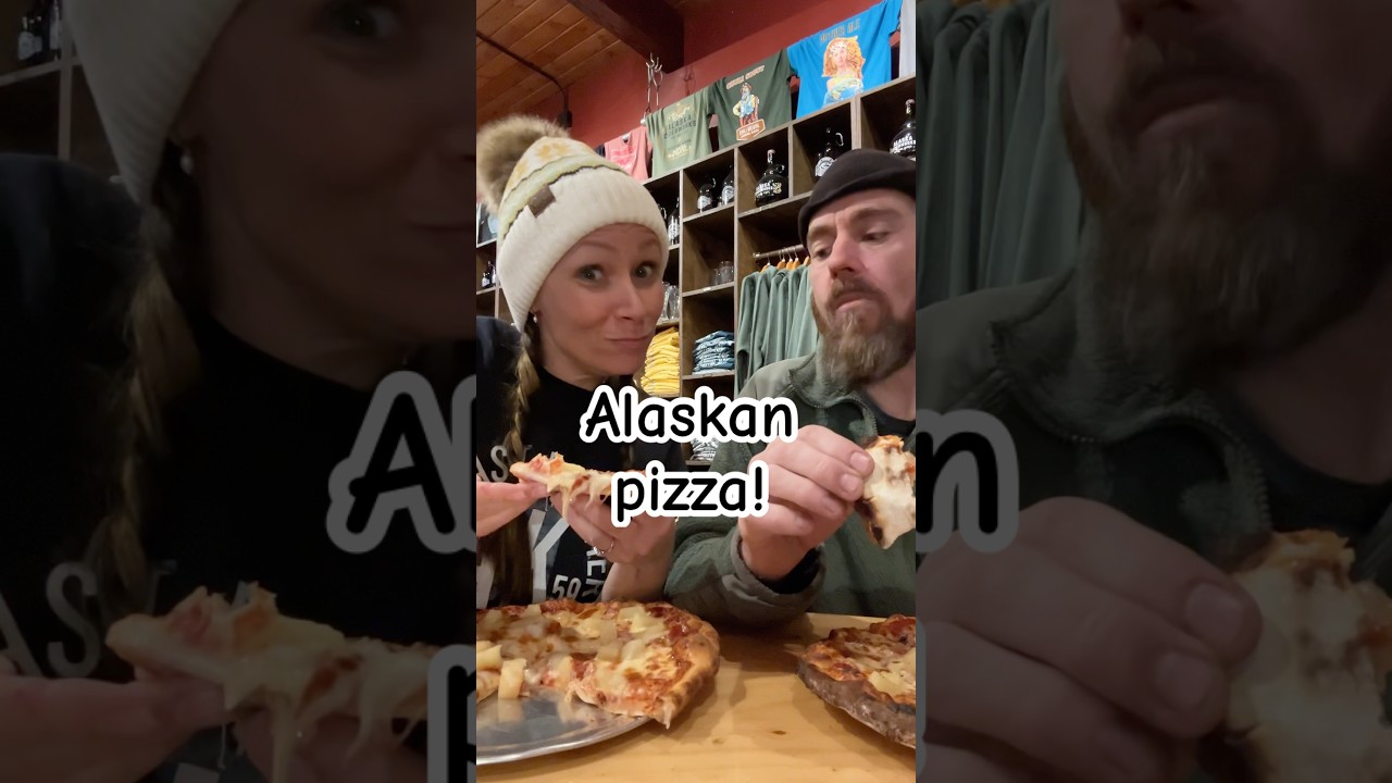 Denali Brewery! Pizza: Alaska style!😋 