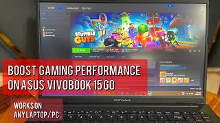 Asus Vivobook Go 15 Ryzen 5 | Best Settings For Gaming Optimization 😍