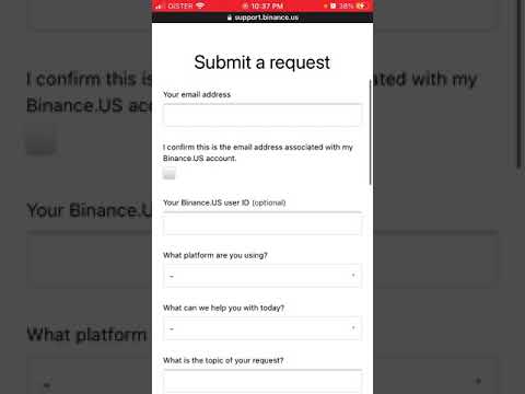 How To Contact Support In Binance US App 