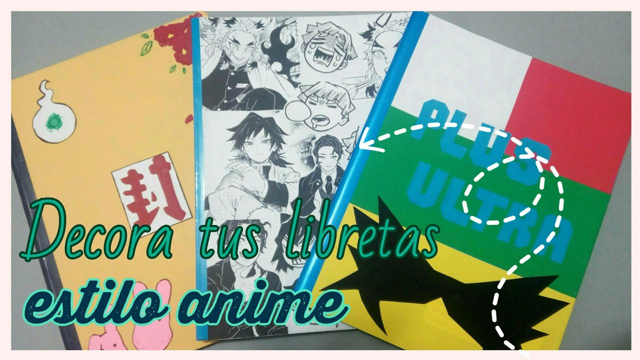 Ideas para decorar tus libretas estilo anime - manualidades anime - thptnganamst.edu.vn