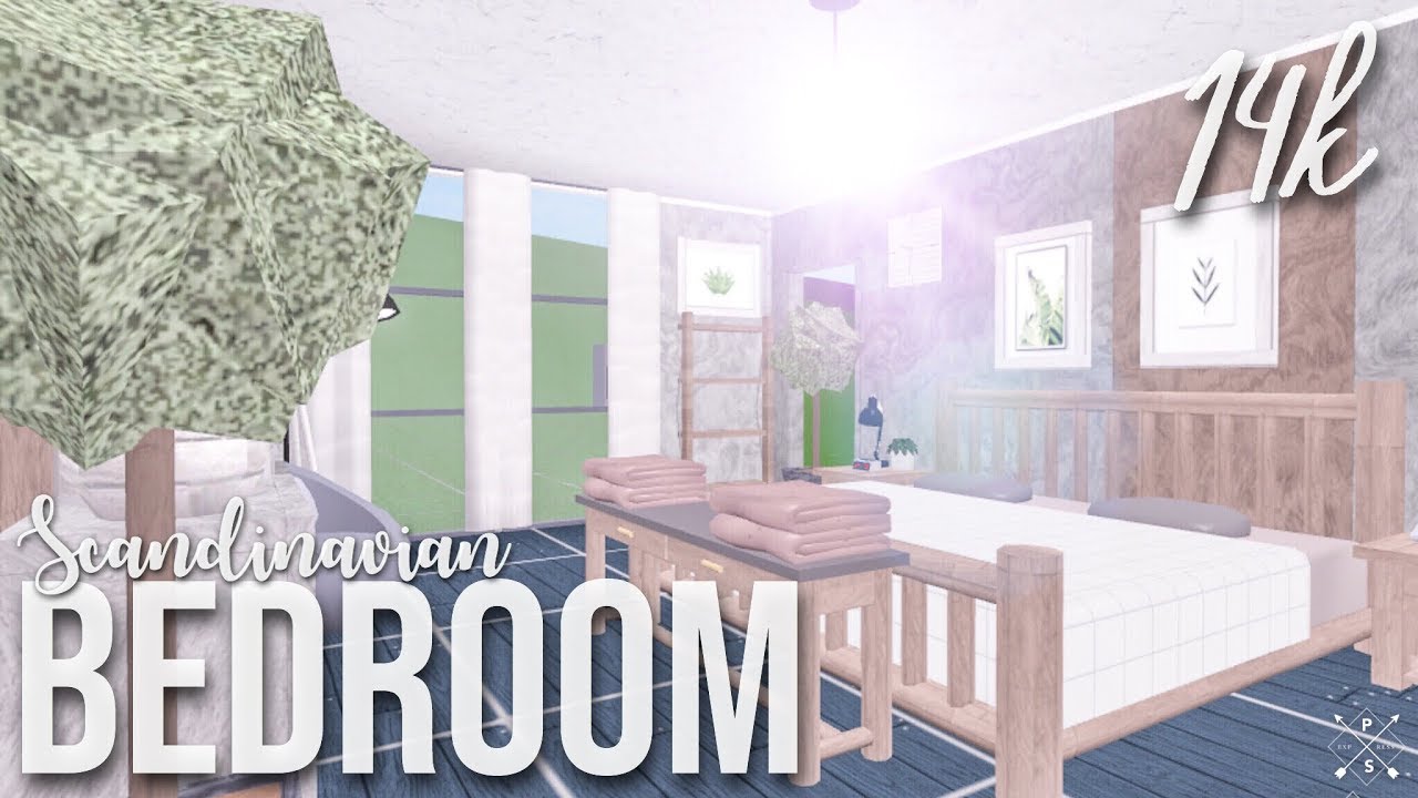 Roblox Bloxburg Scandinavian Bedroom Youtube - roblox welcome to bloxburg scandinavian living room