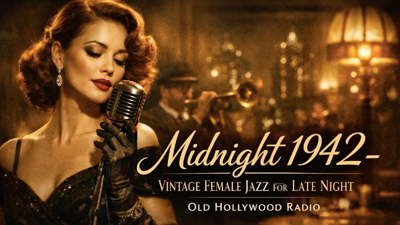 Midnight 1942 — Vintage Jazz for Late Night | Old Hollywood Radio 