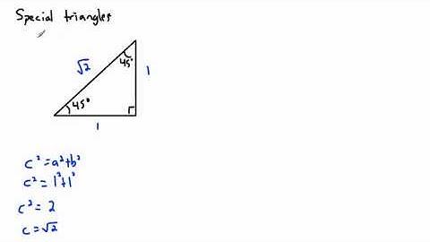 Trigonometry - Special triangles and quadrants - (IB Math, GCSE, A level, AP)