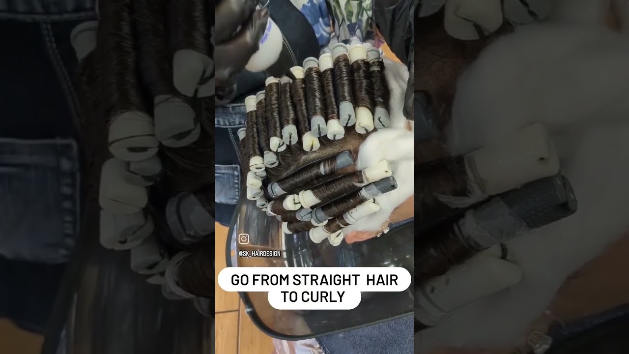Go from straight hair to curly?Perm is the solution