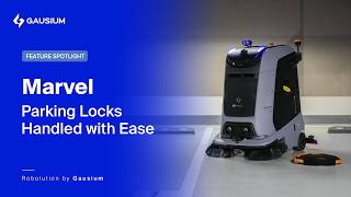 Gausium Marvel for Underground Parking | Parking Locks No Problem for Marvel
