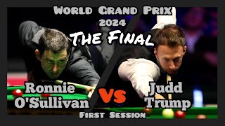 Ronnie O'Sullivan vs Judd Trump - World Grand Prix Snooker 2024 - Final - First \& Full Session Live