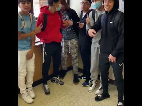 Posing with strangers at school part 1 😂| Lawrence north high school