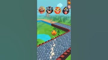 👹Going Balls⏰ Speed Run Over the Sky track - EPIC Finish! 🙀🔥 #shorts​ #goingballs​ #youtubeshorts​