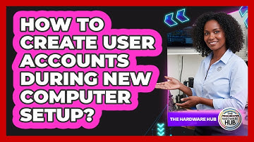 How To Create User Accounts During New Computer Setup?