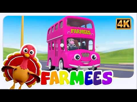 "Otobüsün Tekerlekleri" | Minikler İçin Okul Öncesi Tekerleme Videoları