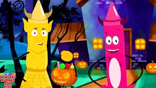 Knock Knock Trick Or Treat - Halloween Cartoon Song for Kids