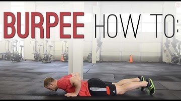BURPEE TUTORIAL: How to perform burpees for speed and turnover - exercise demonstration video