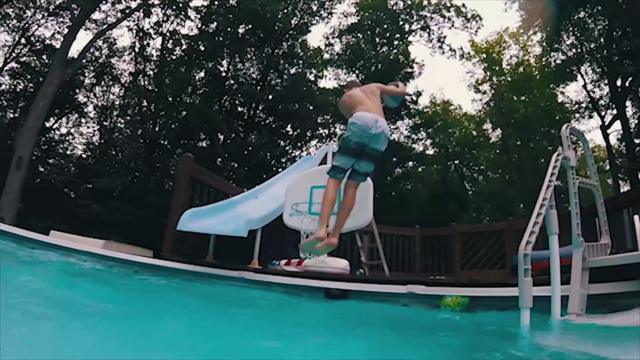 gopro hero session pool day (underwater) - YouTube