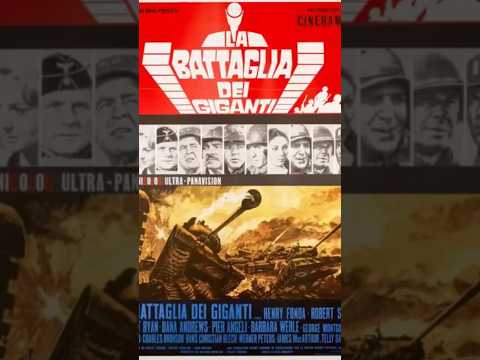 Video Telly Savalas in LA BATTAGLIA DEI GIGANTI (1965) di Ken Anakin scena iconica del film di guerra