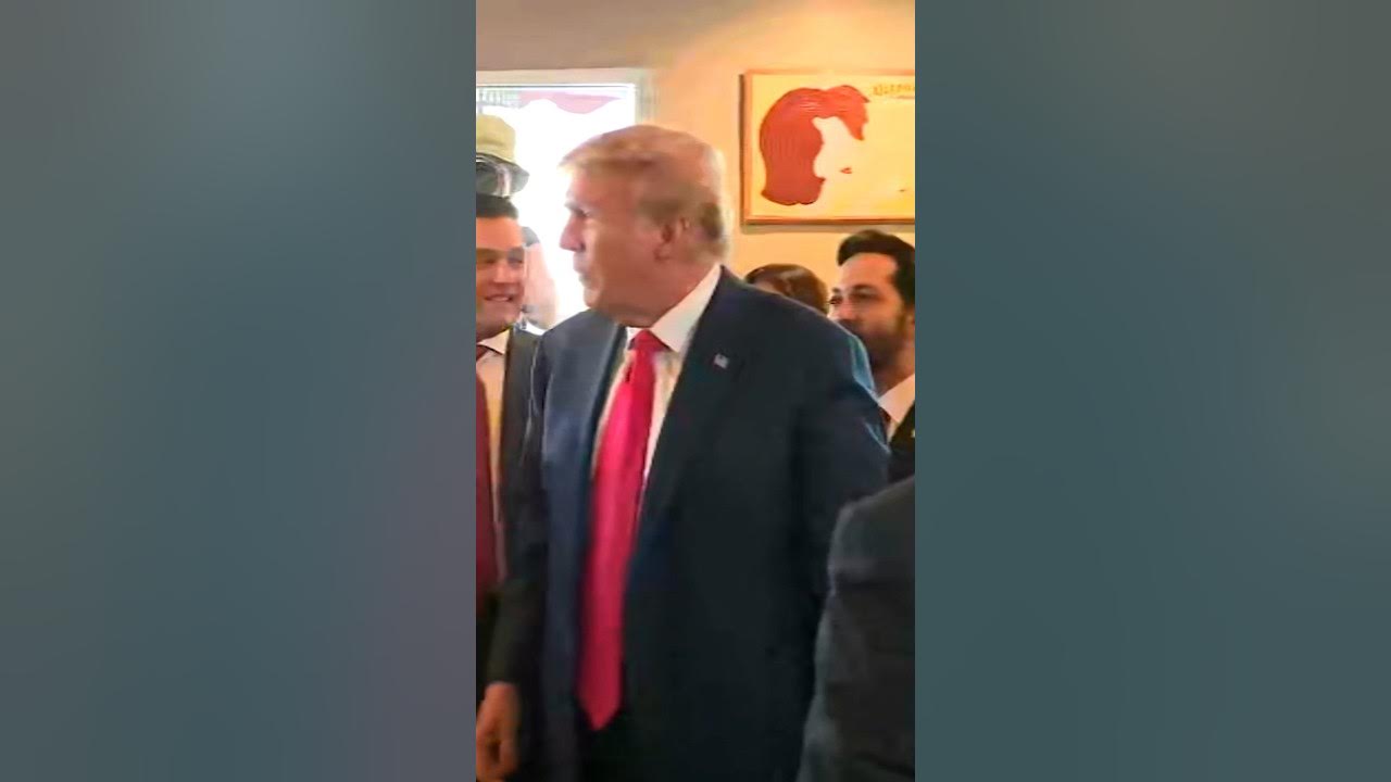 Supporters flock to famous Cuban restaurant to see Trump after his arraignment