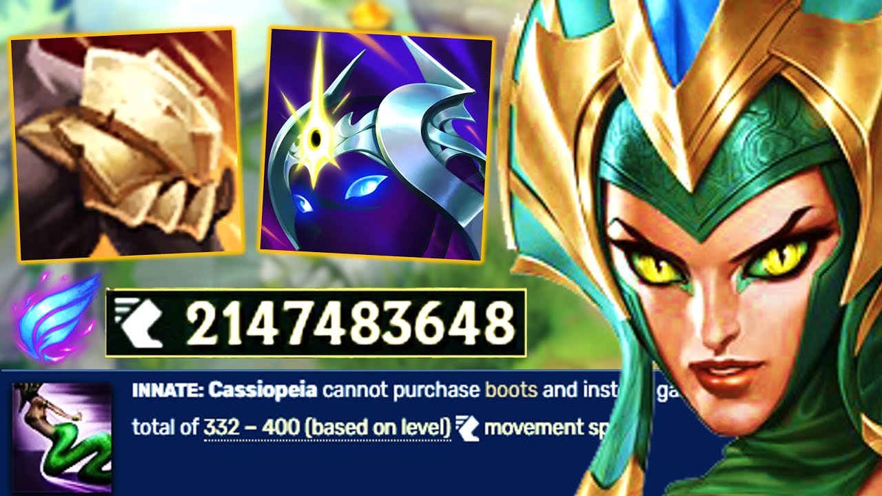 Cassiopeia but I have 1000 Movement Speed and can't be touched