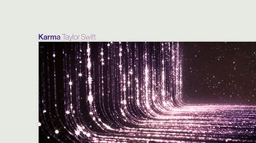 Taylor Swift - Karma (Lyric Video)