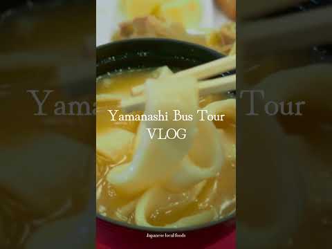 Yamanashi Bus Tour VLOG #shorts #山梨県 #vlog