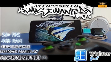 Need for Speed Most Wanted Winlator (2005) Android on 4GB RAM Gameplay and performance Test #gaming