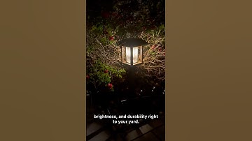 Transform Your Outdoor Space with Solar Pathway Lights | XMCOSY+ 4 Pack #review #viral