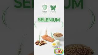 Talking Selenium 🩸🛡️ | Immunity &amp; Cell Protection | Rich Foods for Kids  #shorts #kids #food