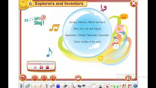 Smiles 3 Module 6 Let's Sing Months Ex 23 Page 87