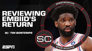 Joel Embiid had ‘mixed feelings’ after Game 2 return – Tim Bontemps | SportsCenter