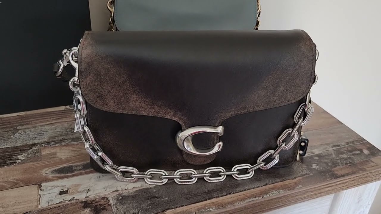 Coach Loved Leather Chain Tabby - Unique Distressed Coach Bag 