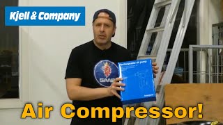 Luxorparts reachargeable aircompressor - Kjell &amp; Company - Review