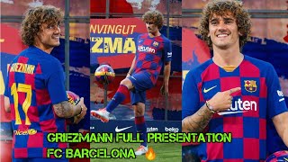 ANTOINE GRIEZMANN 17 PRESENTATION WELCOME TO FC BARCELONA OFFICIAL 14/07/2019 screenshot 2