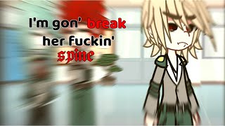 "I'm gon' break her f!ckin' spine.." | gc • gacha club meme | mha • bnha [ Kiribaku ] | oziq