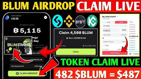 Blum Airdrop Exchange Withdrawal Process || Blum Airdrop TGE | Blum Staking | Hold Or Sell Blum