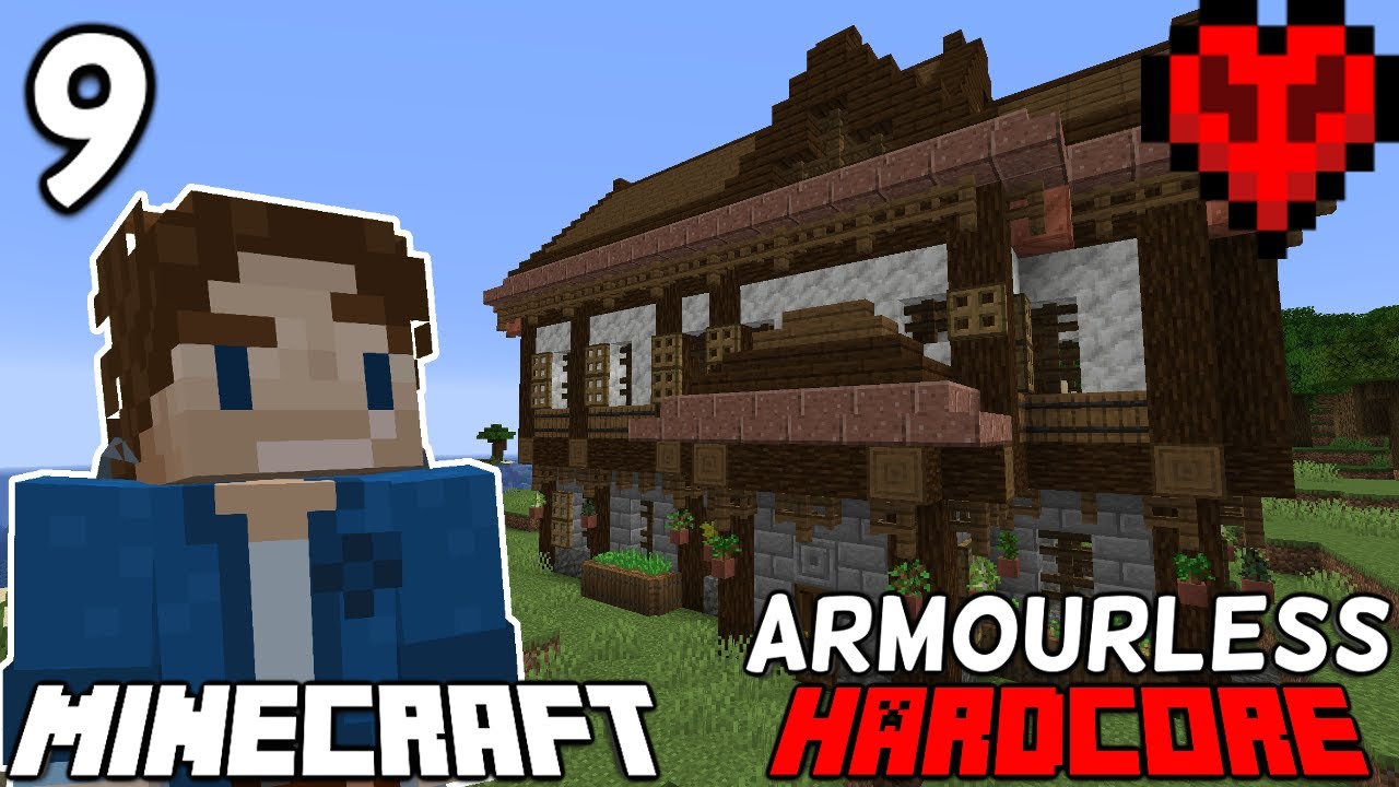 1 17 Starter House Minecraft Hardcore Armourless Challenge Hac Youtube