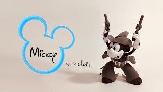 Two Gun Mickey, How To Make Mickey Mouse With Clay