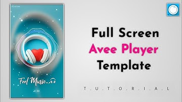 Trending Whatsapp Status Video Editing Tutorial | Full Screen New Avee Player Template | Avee Player