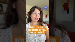 Débat : version abrégée des œuvres, pour ou contre ? Avec @selenedepoche | Lumni
Débat : version abrégée des œuvres, pour ou contre ? Avec @selenedepoche | Lumni Débat : version abrégée des œuvres, pour ou contre ? Avec @selenedepoche | Lumni