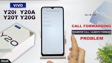 How to enable call forwarding in vivo y20t, y20g, y20a, y20i | vivo y20 call divert kaise kare