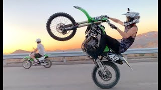 URBAN Moto Trail Riding - Buttery Vlogs Ep37