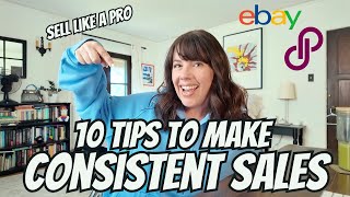 10 Ways to Make More Sales on Poshmark & Ebay. How to maximize your efforts to make consistent sales
