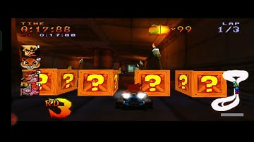 Play Game CTR Crash Team Racing PS 1 - Tiger Temple 