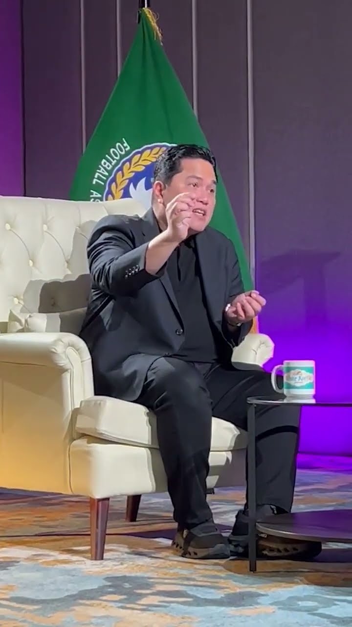 Ketua Umum PSSI Erick Thohir ungkap alasan pilih Patrick Kluivert gantikan Shin Tae Yong. #shorts