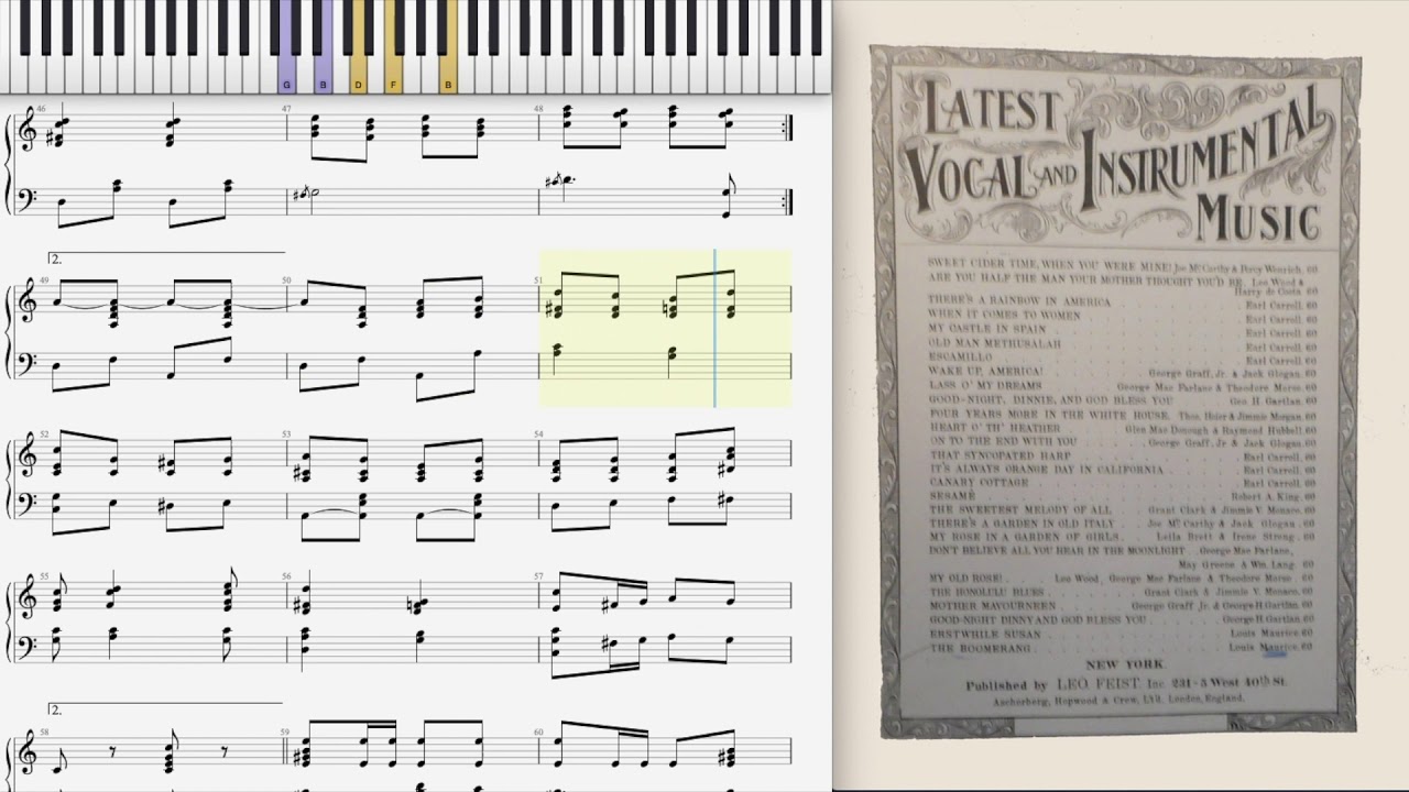 The Boomerang by Louis Maurice (1916, One Step piano) YouTube