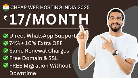 Cheap Web Hosting India 2025 | Cheapest Web Hosting In India 2025 | Cheap Web Hosting Services India