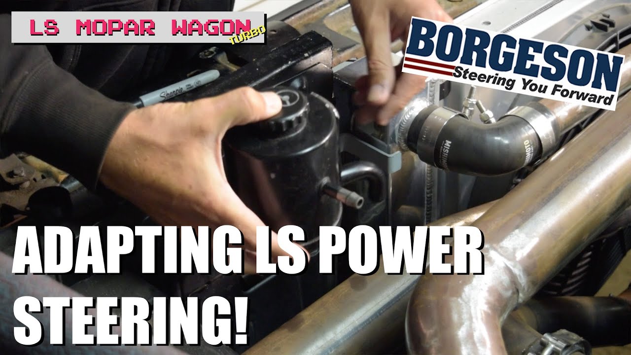 LS Power Steering to a muscle car steering box YouTube