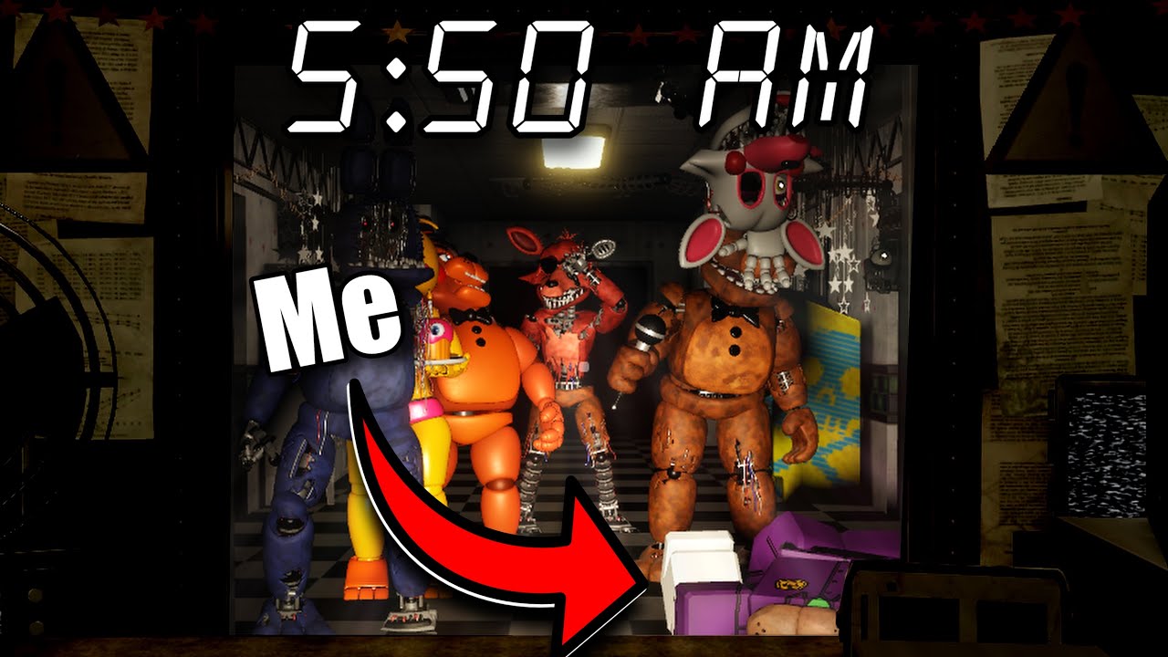 Trying To Survive FNAF 2 In REAL TIME (Roblox Edition) - YouTube