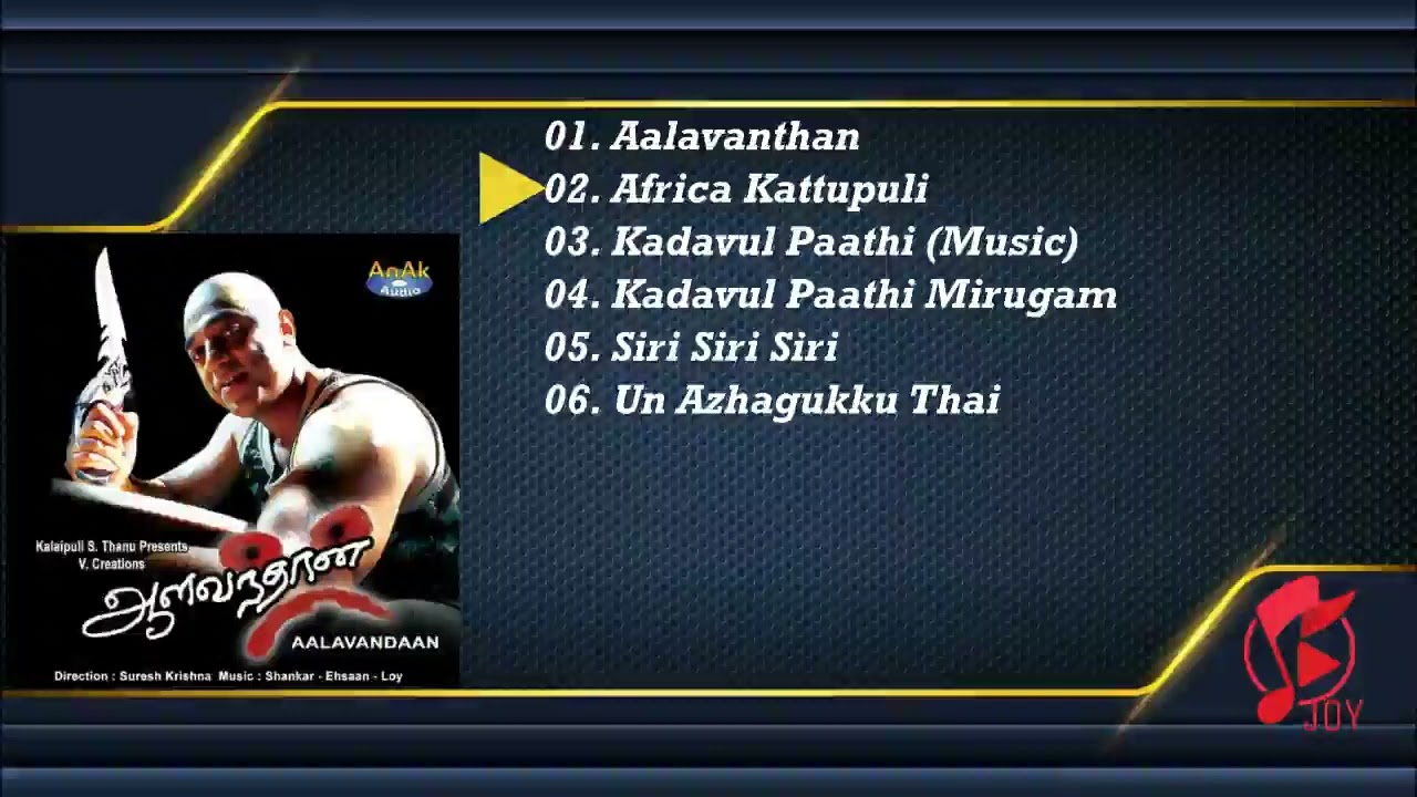 Aalavandhan Jukebox   Shankar Ehsaan Loy  Kamal Haasan Manisha Koirala Raveena Tandon