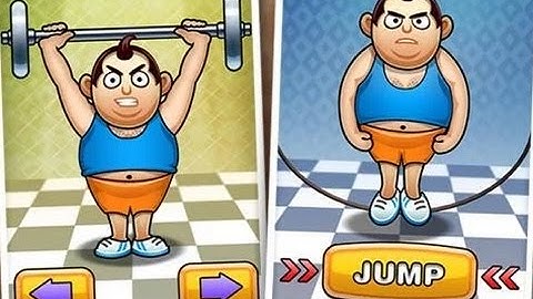 Fat Man Fitness - Mini Games Android Gameplay HD