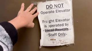 Inaccessible OTIS Manually Controlled? Traction Service/Freight Elevator | 🤨 | Detroit, MI