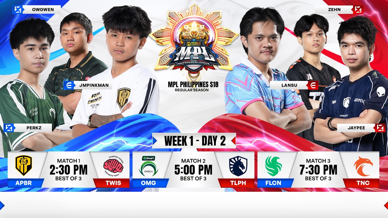 🔴 LIVE | MPL PH S18 | ENGLISH - Week 1 Day 2